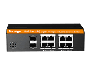 IS108GPS-2F 8 портовый гигабитный PoE коммутатор